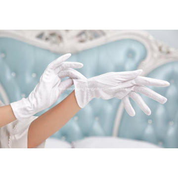 Funeral White Cotton Gloves